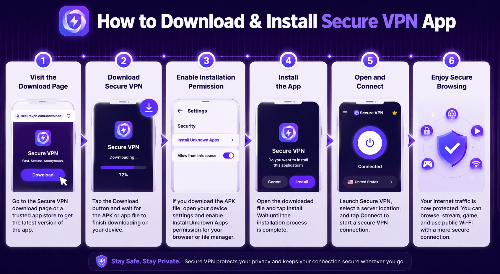 Download SecureVPN app